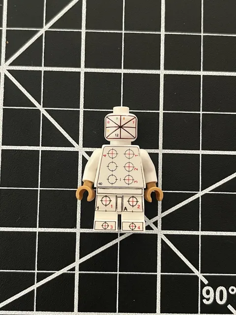 Official Lego Alignment Short Leg Minifigure Test Print Prototype VERY Rare