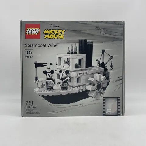 LEGO 21317 Ideas: Steamboat Willie Disney Mickey 751 pcs Retired! Missing Bags