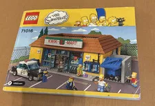 LEGO The Simpsons: The Kwik-E-Mart 71016 Manual ONLY