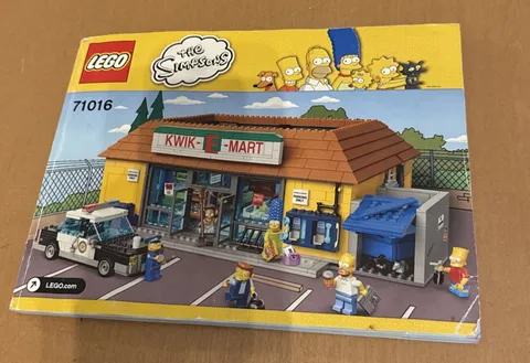 LEGO The Simpsons: The Kwik-E-Mart 71016 Manual ONLY