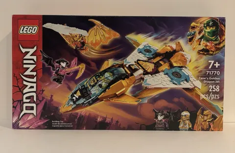 LEGO NINJAGO 71770 Zane's Golden Dragon Jet New Factory Sealed!