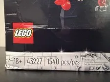 LEGO Disney 43227 Villains Icons Disney 100 1540 Pieces Complete Set Age 18+