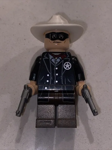LEGO The Lone Ranger - Lone Ranger “Clean Outfit” Minifigure TLR001 Authentic