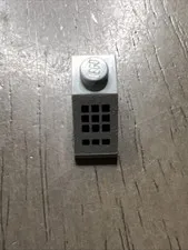 LEGO 3040p32 Light Gray Futuron Classic Space Slope Keypad with Black Buttons