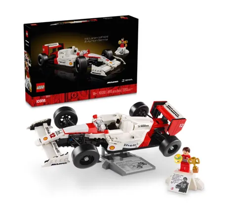LEGO Icons McLaren MP4/4 & Ayrton Senna Model Race Car 10330 - NEW IN BOX