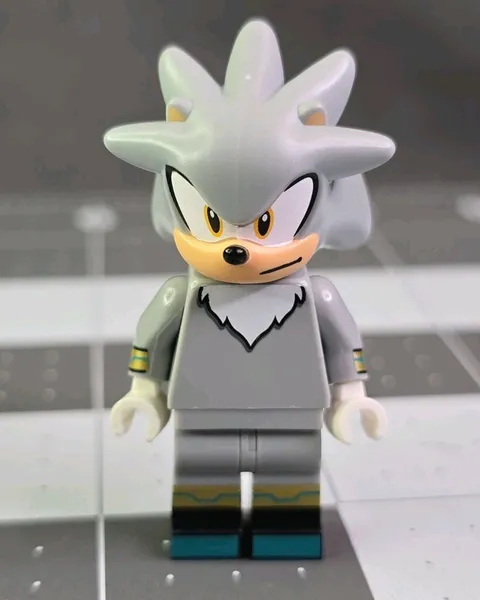 LEGO Sonic the Hedgehog Silver the Hedgehog Minifigure 77118 NEW