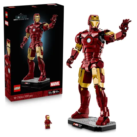 LEGO Marvel Iron Man Mark 3 – Verzameleditie - Avengers Bouwpakket voor Volwasse