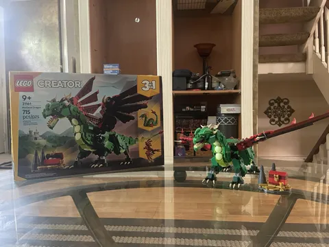 Lego Creator 3 In 1: Medieval Dragon #31161 OPEN BOX COMPLETE SET