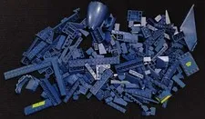 Genuine Lego Parts Pieces Lot Earth Blue 9.1 oz