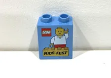 LEGO Kids Fest 2011 Medium Duplo Blue Brick Promotional Souvenir Commemorative