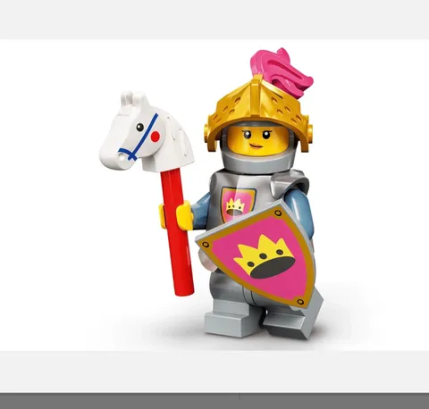 LEGO Series 23 Authentic Minifigures retired  71034 - Knight with horse…Retired