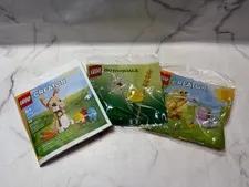 Lot of LEGO Easter Poly Bags | 30716, 30701, 30690 Creator & Botanicals
