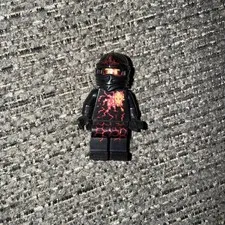 LEGO Ninjago NRG Cole Minifigure 9572 Rare Excellent Shape