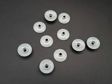 LEGO - 10x - Dish - Shell - 2x2 Inverted Radar - Light Grey - Light Grey - 4740
