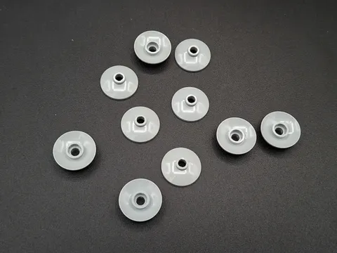 LEGO - 10x - Dish - Shell - 2x2 Inverted Radar - Light Grey - Light Grey - 4740