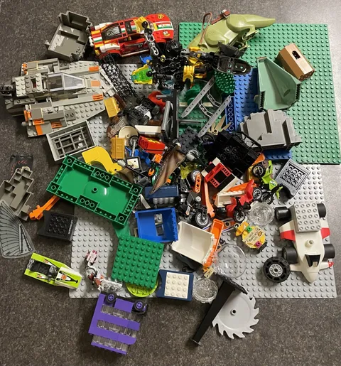 Lot of Lego Toys Assorted Bricks from Building Sets from Early 2000's