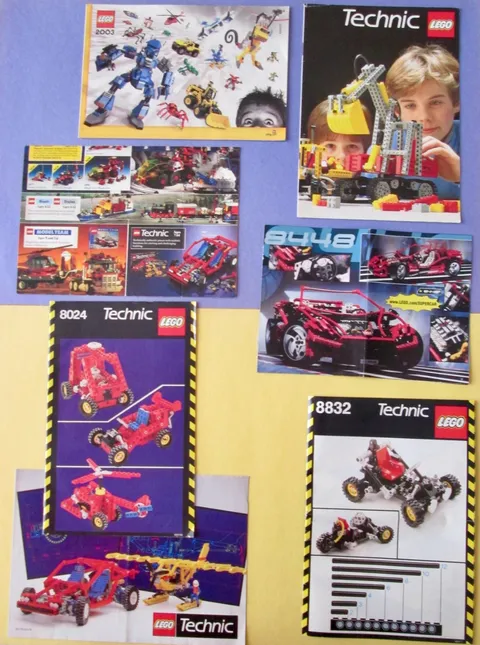 18 Vintage Lego  1980 to 2000, Manuals,Booklets,instructions,Brochures
