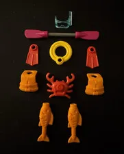 LEGO Minifigure Beach Accessory Lot Mixed Colors (9pcs)