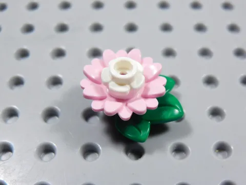 LEGO Pink with White Flower Plants Minifig BI