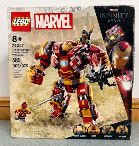 New Sealed Lego Marvel 76247 The Hulkbuster Battle Of Wakanda 385 Piece Set 2023