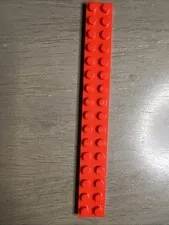Lego 4282 Red Brick 2x16 - 1 Piece