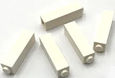 Lego 5 New White Bricks Building Blocks 1 x 1 x 3 Parts
