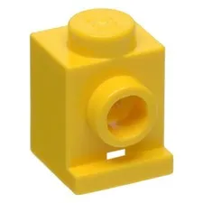 LEGO 40x Yellow Brick, Modified 1 x 1 with Headlight inv.597