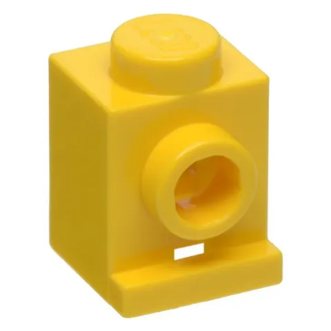 LEGO 40x Yellow Brick, Modified 1 x 1 with Headlight inv.597