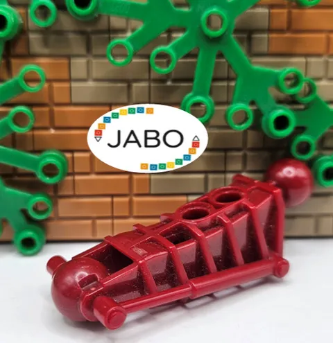 (S17 / 5 / 3) LEGO Bionicle 47297 Toa Metru Leg Leg Dark Red
