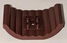 Lego Duplo Hanging Log Bridge Holes Footbridge Reddish Brown Piece Part # 23027