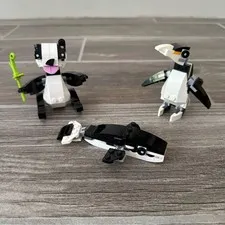 Lego Creator Panda Bear Whale Penguin Figurines