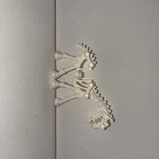 Lego Glow in Dark SKELETON HORSE - with White Monster Robot skeleton