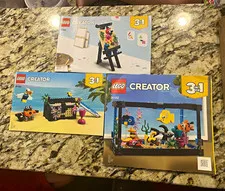 LEGO Creator 31122 Fish Tank Illustrated Instruction Manual Booklet English 8+