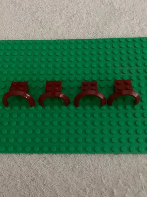 LEGO® Mudguards,  Fenders,  Window Arch. (Maroon)
