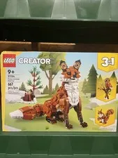 LEGO (31154) - 3in1 Forest Animals Set (Red Fox, Owl, Squirrel) NIB Box Damaged