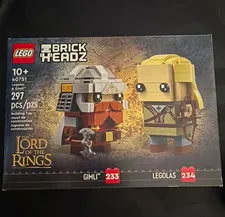 LEGO BrickHeadz Legolas & Gimli Lord of the Rings Set 40751 297 pcs 10+ sealed