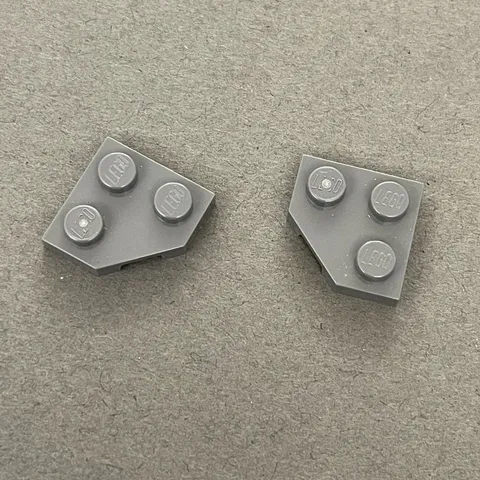 Lego 26601 Dark Gray Replacement Parts Pieces Lot of 2