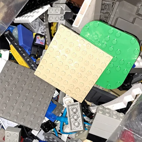 4lbs LEGO Bulk Lot Mixed Bricks, Plates & Parts Multicolor Plastic