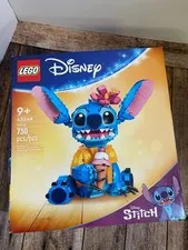 LEGO Disney: Stitch (43249) 730 Pieces Open Box, Sealed Bags Read
