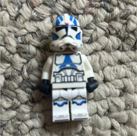 LEGO Star Wars The Clone Wars Clone Trooper Minifigure White/Blue, Age 5+, 1pc