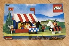 Vintage Lego Castle 383 Knight's Tournament Complete with Box and Instructions