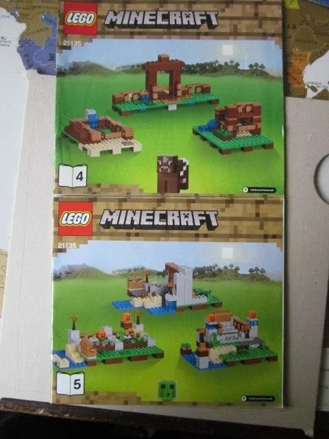  Lego System Building Instructions Instruction Minecraft 2135 Part 4 and 4 Part 4 and 5