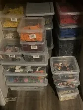 LEGO Assorted Bricks, Wheels & Parts Bulk Lot Multicolor aprox 18lbs
