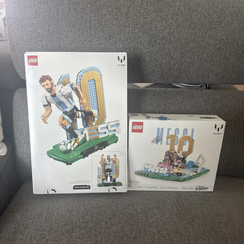 LEGO Editions [BUNDLE] Lionel Messi–Soccer Legend/Highlights (#43015/#43011) NEW