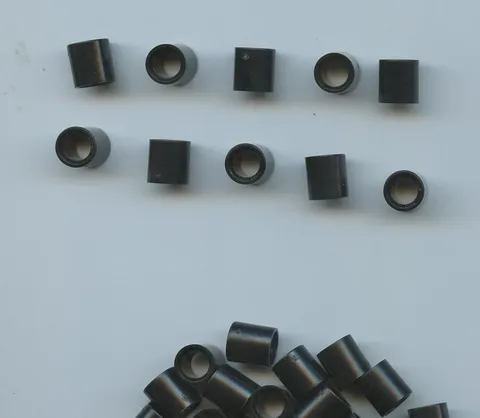 LEGO x 20 Black Technic, Liftarm Thick 1 x 1 (Spacer) 18654