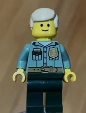 LEGO Male National Park Monument Ranger / Tour Guide Blond Hair
