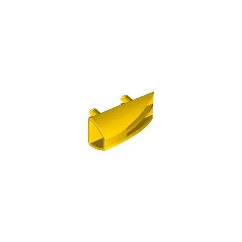 LEGO 8x Yellow Vehicle, Fairing 1 x 4 Side Flaring Intake with 2 Pins inv.599