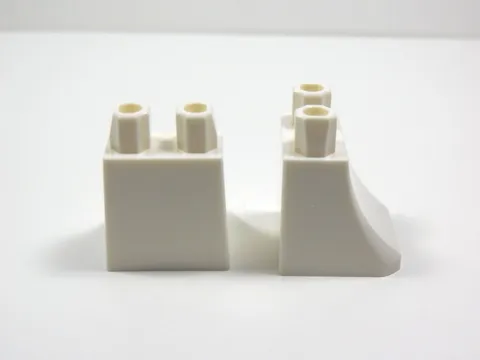 LEGO Lot of 2 White Blank Plain Dress Skirt Minifig I2