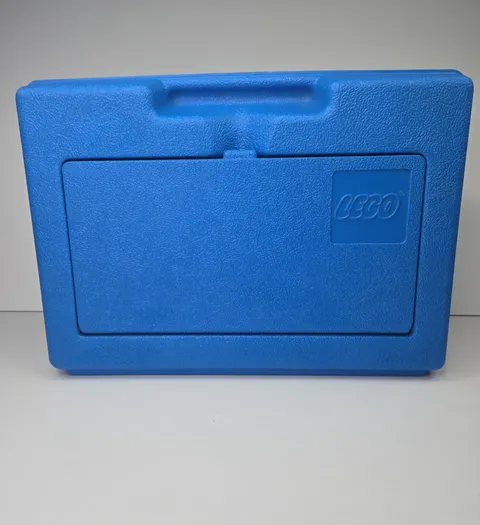 LEGO Vintage 1983 Blue Plastic Briefcase Storage Carry Case USA