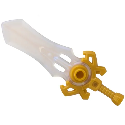 new 2026 LEGO Large Izzie's DREAMZzz Sword, Pearl-Gold and Satin Trans-Clear